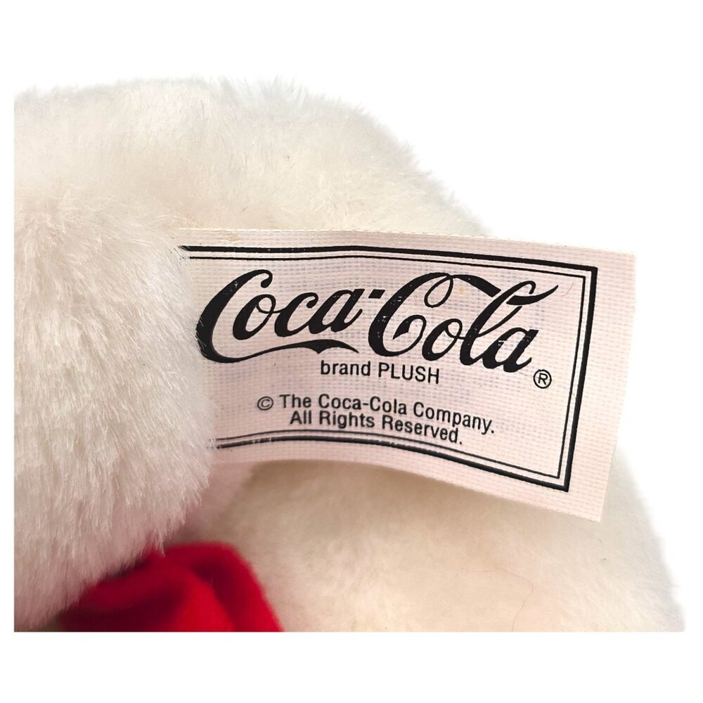 Coca-Cola Christmas Stocking Cavanagh Coke Brand Red Plush 18" Gold Bell Accents - Picture 7 of 9